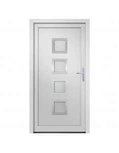 Porta Ingresso Bianca 98x190 cm in PVC 2