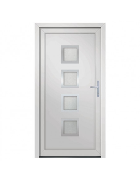 Porta Ingresso Bianca 98x190 cm in PVC