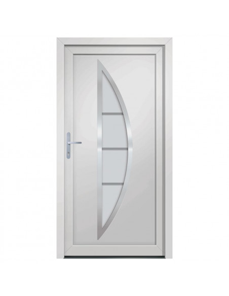 Porta Ingresso Bianca 98x208 cm in PVC