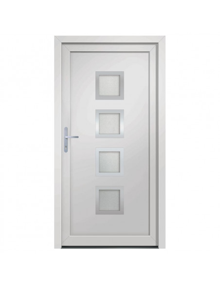 Porta Ingresso Bianca 98x208 cm in PVC