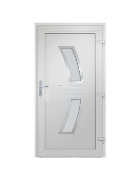 Porta Ingresso Bianca 98x200 cm in PVC