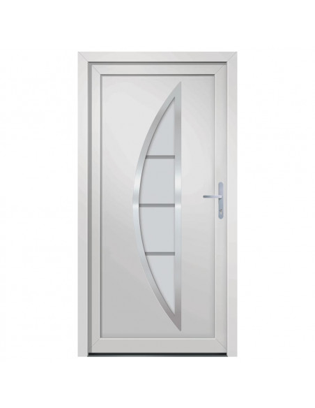 Porta Ingresso Bianca 108x200 cm in PVC