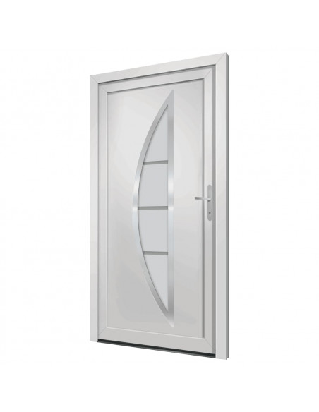 Porta Ingresso Bianca 108x200 cm in PVC