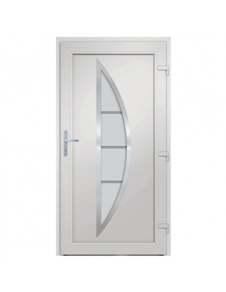 Porta Ingresso Bianca 108x200 cm in PVC