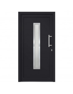 Porta di Ingresso Antracite 98x190 cm 2