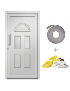 Porta di Ingresso Bianca 110x210 cm 2