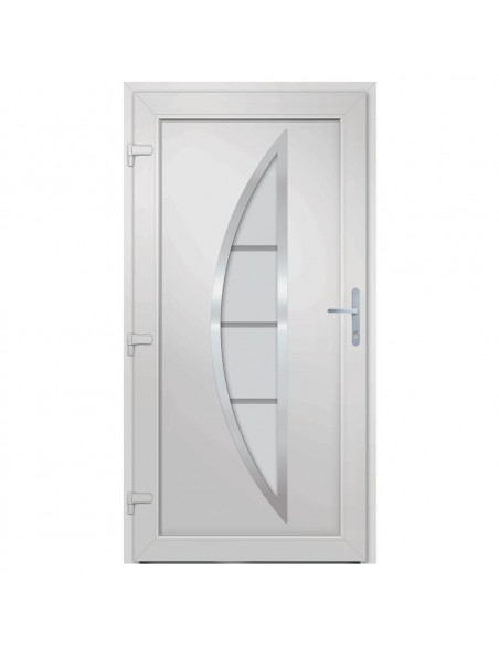 Porta Ingresso Antracite 88x200 cm in PVC