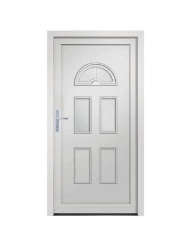Porta Ingresso Bianca 110x210 cm in PVC