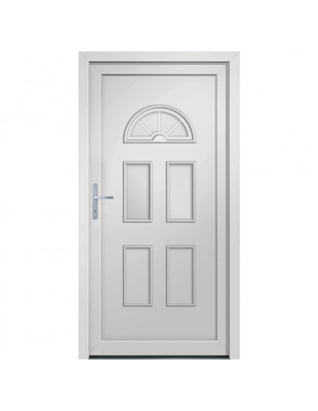 Porta Ingresso Bianca 110x210 cm in PVC