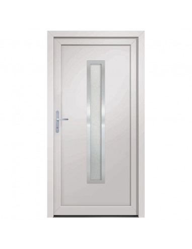 Porta Ingresso Bianca 88x200 cm in PVC