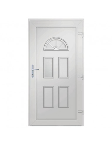 Porta Ingresso Bianca 98x198 cm in PVC