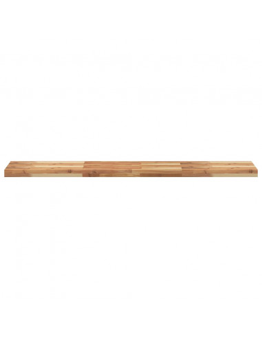 Mensole da Parete 2 pz 160x30x4 cm Legno Acacia Rifinito a Olio