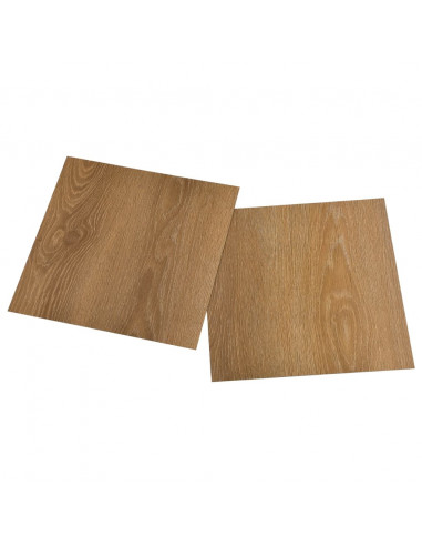 Listoni per Pavimenti Autoadesivi 20 pz in PVC 1,86 m² Marroni