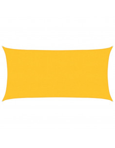 Vela Parasole 160 g/m² Gialla 2,5x4,5 m in HDPE 2