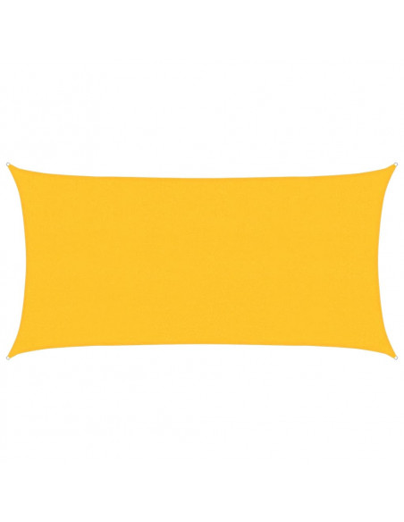 Vela Parasole 160 g/m² Gialla 2,5x4,5 m in HDPE