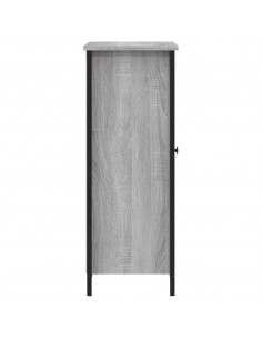 Credenza Grigio Sonoma 70x30x80 cm in Legno Multistrato 2