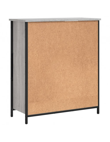 Credenza Grigio Sonoma 70x30x80 cm in Legno Multistrato