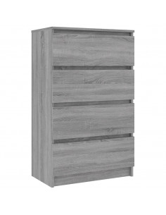 Credenza Grigio Sonoma 60x35x98,5 cm in Legno Multistrato 2