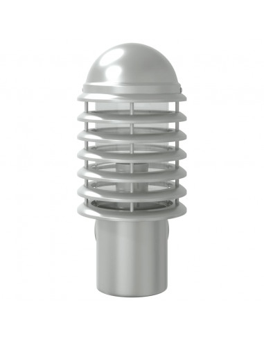 Applique da Esterno 2 pz Argento in Acciaio Inossidabile