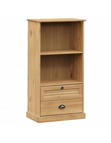 Libreria VIGO 60x35x114,5 cm in Legno Massello di Pino