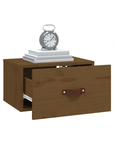 Comodino a Muro Miele 40x29,5x22 cm