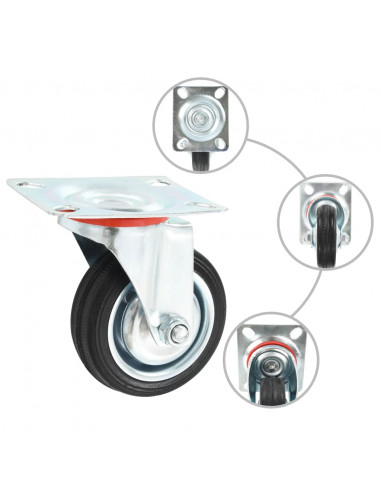 Ruote Girevoli 8 pz 75 mm