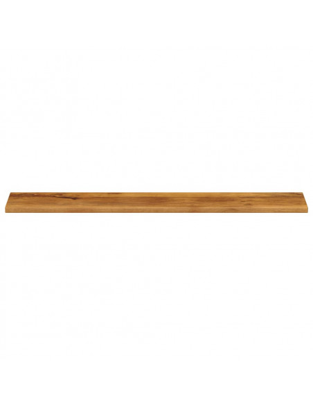 Piano per Tavolo 180x30x2,5cm Rettangolare Legno Massello Mango