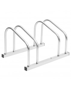 Portabici per 2 Biciclette Acciaio Zincato 2