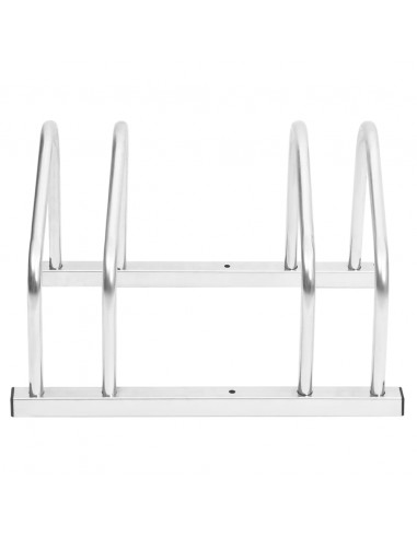 Portabici per 2 Biciclette Acciaio Zincato