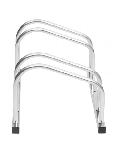 Portabici per 2 Biciclette Acciaio Zincato