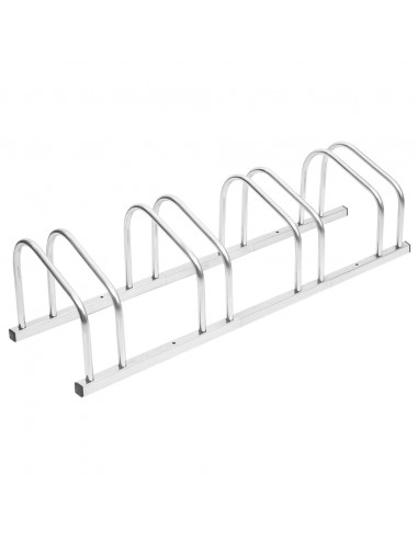 Portabici per 4 Biciclette Acciaio Zincato