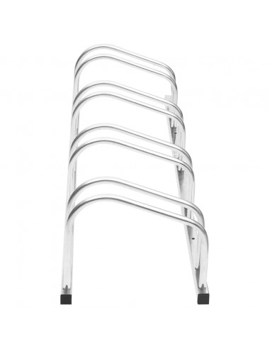 Portabici per 4 Biciclette Acciaio Zincato