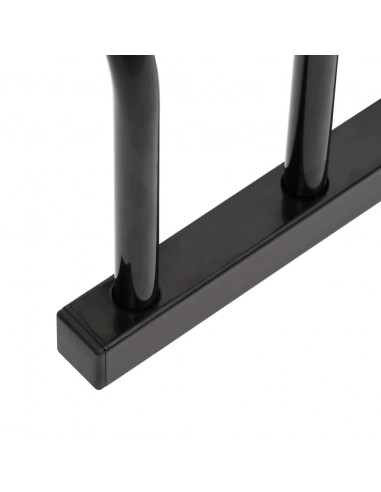 Portabici per 3 Biciclette Acciaio Nero