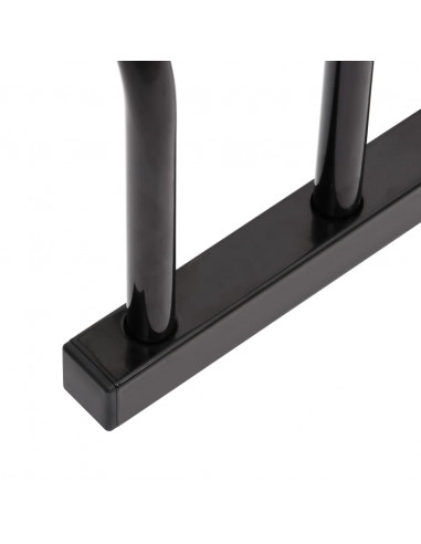 Portabici per 6 Biciclette Acciaio Nero