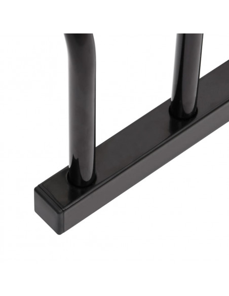 Portabici per 6 Biciclette Acciaio Nero
