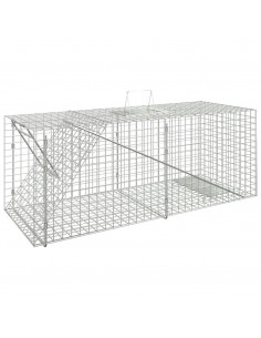 Trappola per Animali 64,5x25x26,5 cm in Ferro Zincato 2