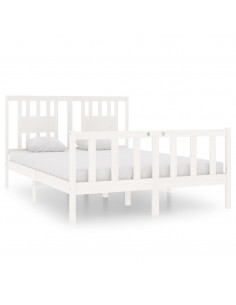 Giroletto Bianco in Legno Massello 140x190 cm 2