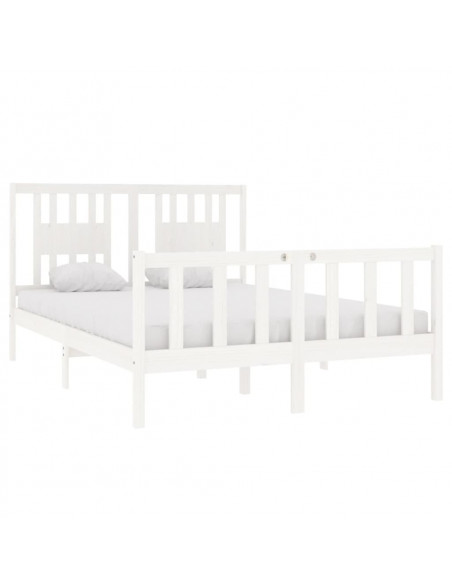 Giroletto Bianco in Legno Massello 140x190 cm