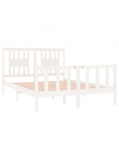 Giroletto Bianco in Legno Massello 140x190 cm