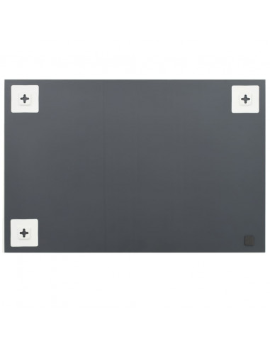 Specchi da Parete 2 pz 60x40 cm Rettangolari in Vetro