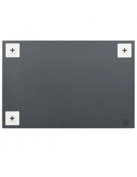Specchi da Parete 2 pz 60x40 cm Rettangolari in Vetro