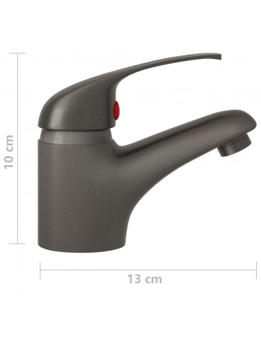 Rubinetto Miscelatore Grigio 13x10 cm