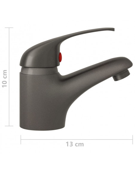 Rubinetto Miscelatore Grigio 13x10 cm