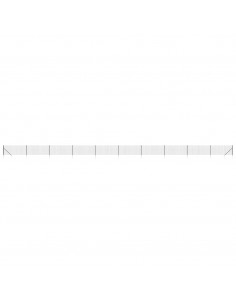 Recinzione Metallica con Picchetti Ancoraggio Antracite 1x25 m 2