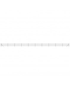 Recinzione Metallica con Picchetti Ancoraggio Antracite 1,1x25m 2
