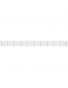 Recinzione Metallica con Picchetti Ancoraggio Antracite 2x25 m 2
