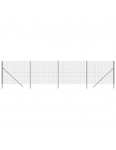 Recinzione Metallica Antracite 2x10 m in Acciaio Zincato 2