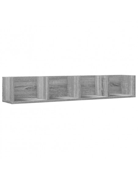 Mobile Pensile Grigio Sonoma 99x18x16,5 cm in Legno Multistrato