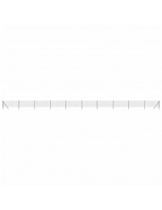 Recinzione Metallica Antracite 0,8x25 m in Acciaio Zincato 2