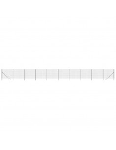 Recinzione Metallica Antracite 2x25 m in Acciaio Zincato 2